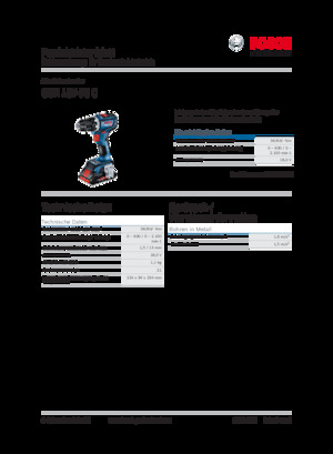 Akumulátorové vrtačky a vrtací šroubováky Bosch GSR 18V-90 C