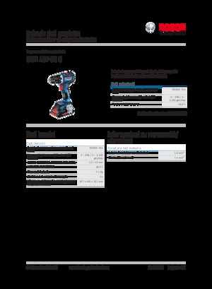 Akumulátorové vrtačky a vrtací šroubováky Bosch GSR 18V-90 C