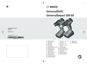 Akumulátorové vrtačky a vrtací šroubováky Bosch UniversalImpact 18V-60