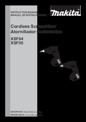 Akumulátorové vrtačky a vrtací šroubováky Makita XSF05Z