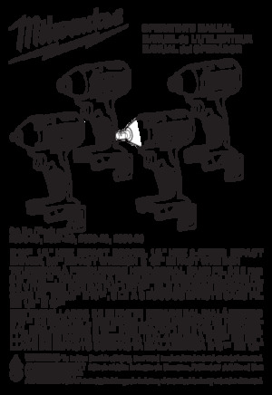 Akumulátorové rázové utahováky a šroubováky Milwaukee 2658-20