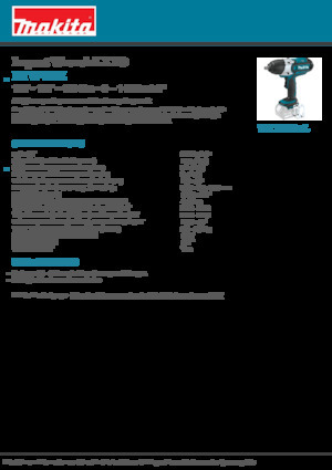 Akumulátorové rázové utahováky a šroubováky Makita DTW450Z