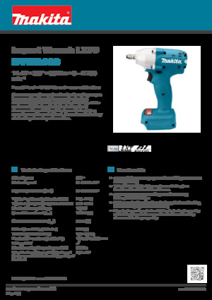 Akumulátorové rázové utahováky a šroubováky Makita DTWA100