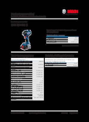 Akumulátorové rázové utahováky a šroubováky Bosch GDR 18V-210 C