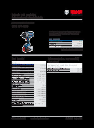 Akumulátorové rázové utahováky a šroubováky Bosch GDS 18V-1000