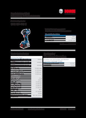 Akumulátorové rázové utahováky a šroubováky Bosch GDS 18V-210 C