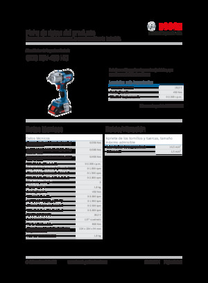 Akumulátorové rázové utahováky a šroubováky Bosch GDS 18V-450 HC