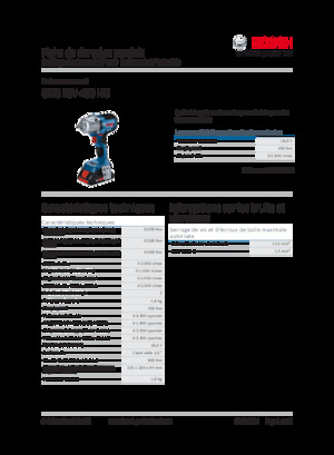 Akumulátorové rázové utahováky a šroubováky Bosch GDS 18V-450 HC