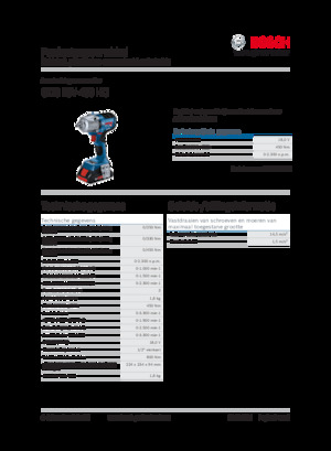 Akumulátorové rázové utahováky a šroubováky Bosch GDS 18V-450 HC