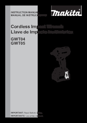 Akumulátorové rázové utahováky a šroubováky Makita GWT04D