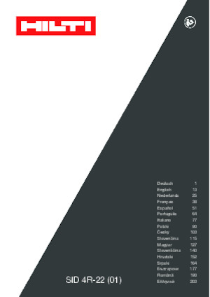 Akumulátorové rázové utahováky a šroubováky Hilti SID 4R-22