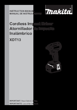 Akumulátorové rázové utahováky a šroubováky Makita XDT131