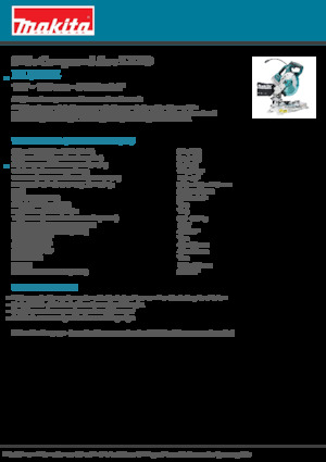 Akumulátorové pokosové pily Makita DLS600Z