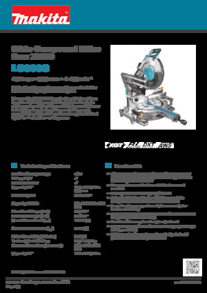 Akumulátorové pokosové pily Makita LS003G