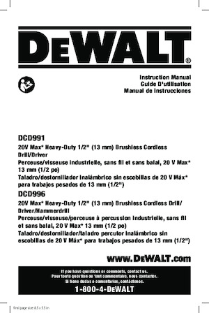 Akumulátorová vrtací kladiva SDS DEWALT DCD996P2