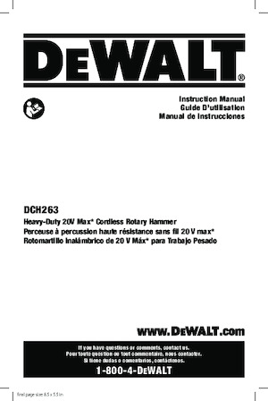 Akumulátorová vrtací kladiva SDS DEWALT DCH263R2