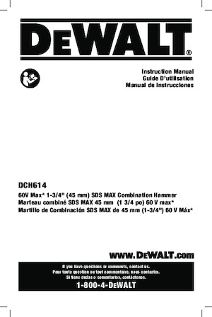 Akumulátorová vrtací kladiva SDS DEWALT DCH614B