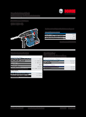 Akumulátorová vrtací kladiva SDS Bosch GBH 18V-26