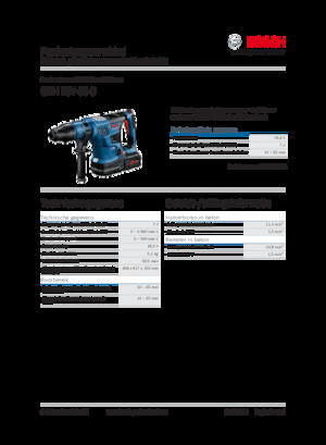 Akumulátorová vrtací kladiva SDS Bosch GBH 18V-36 C