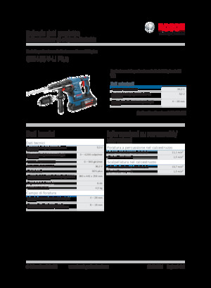 Akumulátorová vrtací kladiva SDS Bosch GBH 36 V-LI Plus