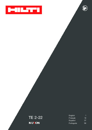 Akumulátorová vrtací kladiva SDS Hilti TE 2-22