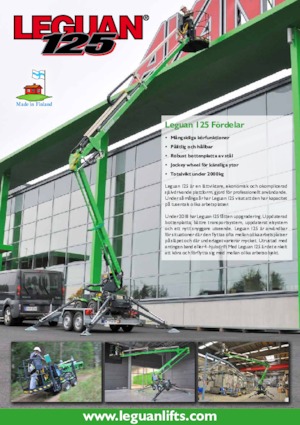 Pásové kloubové pracovní plošiny Avant Tecno Leguan 125M2