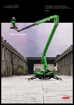 Pásové kloubové pracovní plošiny Avant Tecno Leguan 225