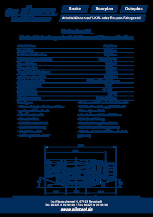 Pásové kloubové pracovní plošiny Oil & Steel Octoplus 21