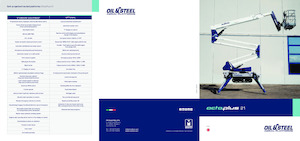 Pásové kloubové pracovní plošiny Oil & Steel Octoplus 21