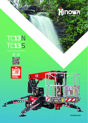 Pásové kloubové pracovní plošiny Hinowa TeleCrawler 13S