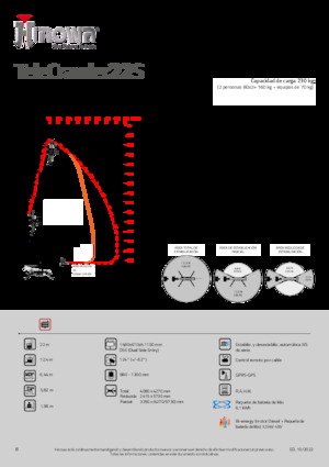 Pásové kloubové pracovní plošiny Hinowa TeleCrawler 22S