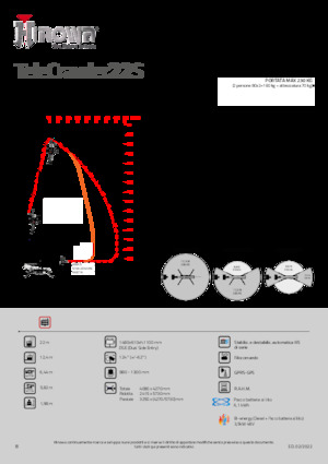 Pásové kloubové pracovní plošiny Hinowa TeleCrawler 22S