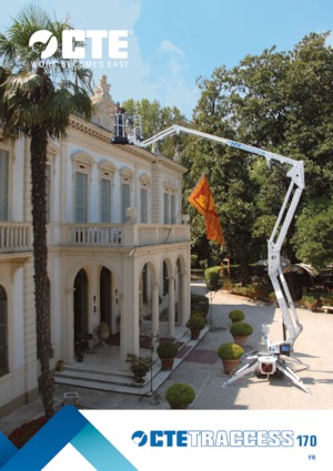 Pásové kloubové pracovní plošiny CTE Traccess 170 E