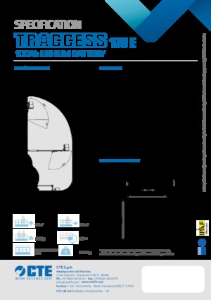 Pásové kloubové pracovní plošiny CTE Traccess 170 E