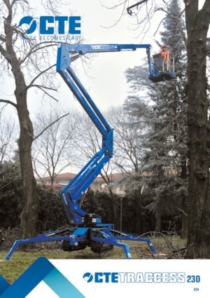 Pásové kloubové pracovní plošiny CTE Traccess 230 Winch