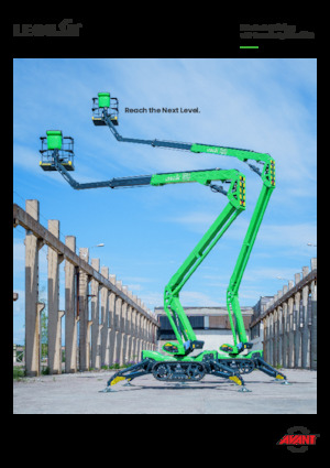 Pásové kloubové pracovní plošiny Leguan 225