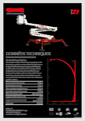 Pásové kloubové pracovní plošiny CMC i27