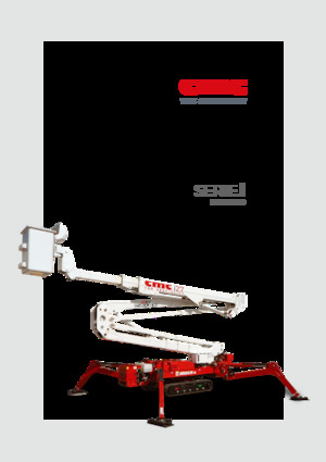 Pásové kloubové pracovní plošiny CMC i27