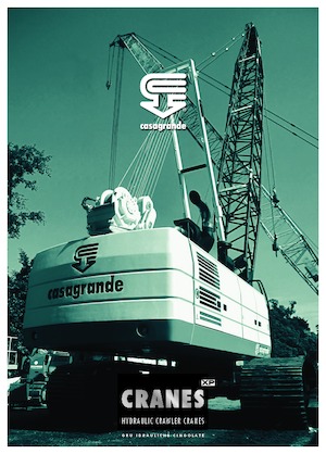 Pásové jeřáby s příhradovým výložníkem Casagrande C400 XP