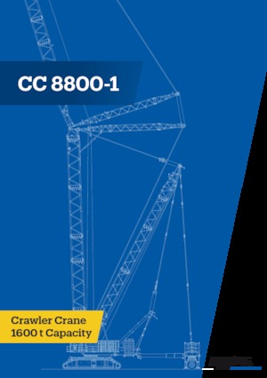 Pásové jeřáby s příhradovým výložníkem Demag CC 8800-1