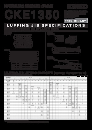Pásové jeřáby s příhradovým výložníkem Kobelco CKE 1350