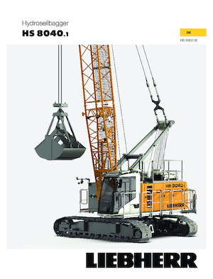 Pásové jeřáby s příhradovým výložníkem Liebherr HS 8040.1