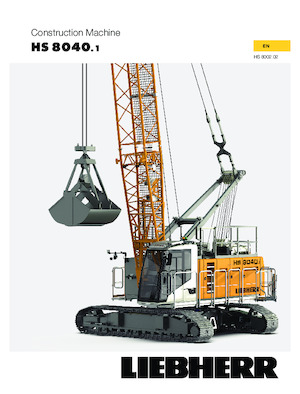 Pásové jeřáby s příhradovým výložníkem Liebherr HS 8040.1
