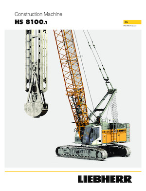 Pásové jeřáby s příhradovým výložníkem Liebherr HS 8100.1 