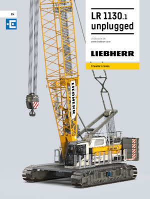 Pásové jeřáby s příhradovým výložníkem Liebherr LR 1130.1 Unplugged 