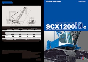 Pásové jeřáby s příhradovým výložníkem Hitachi Sumitomo SCX1200HD-2