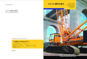 Pásové jeřáby s příhradovým výložníkem XCMG XGC130