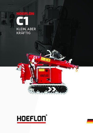 Pásové jeřáby s teleskopickým výložníkem Hoeflon Hoeflon C1
