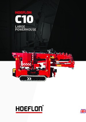 Pásové jeřáby s teleskopickým výložníkem Hoeflon Hoeflon C10