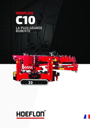 Pásové jeřáby s teleskopickým výložníkem Hoeflon Hoeflon C10
